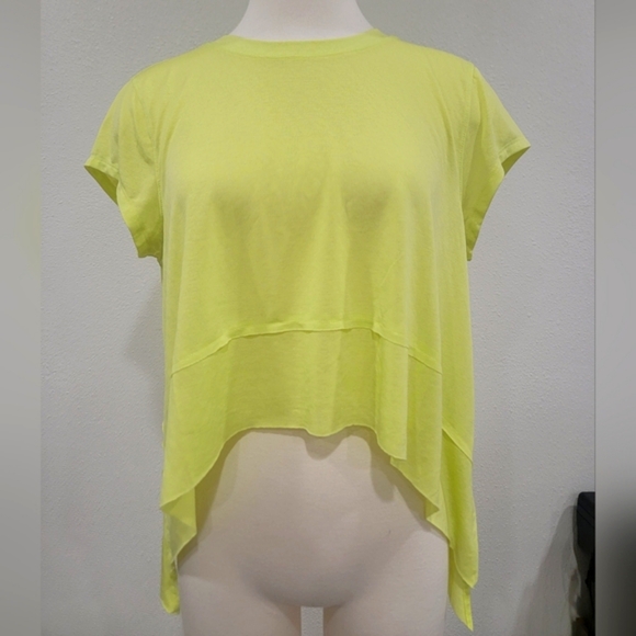 NWOT Free People Verbra Lemon, Tempo Top SZ L - Picture 4 of 12